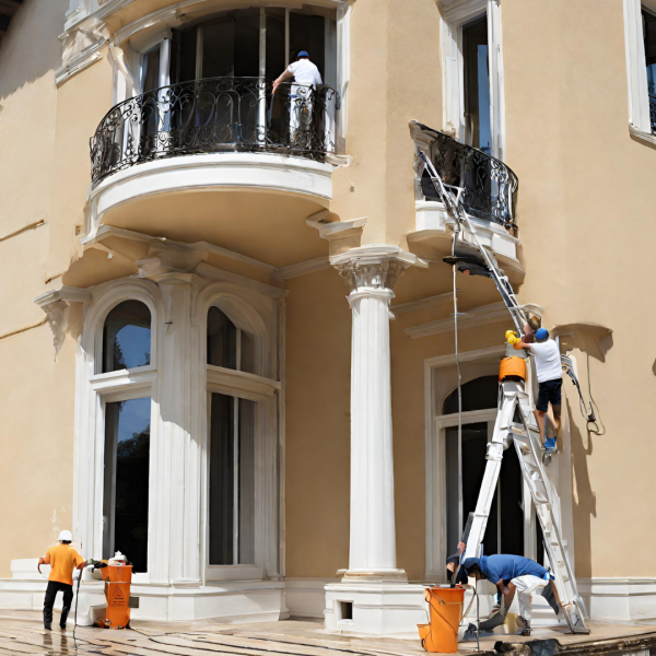 façadier ravalement de façade et application d'un hydrofuge à Brignoles Var