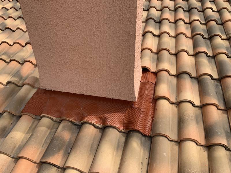 Plomb cheminée strié inoxydable La crau