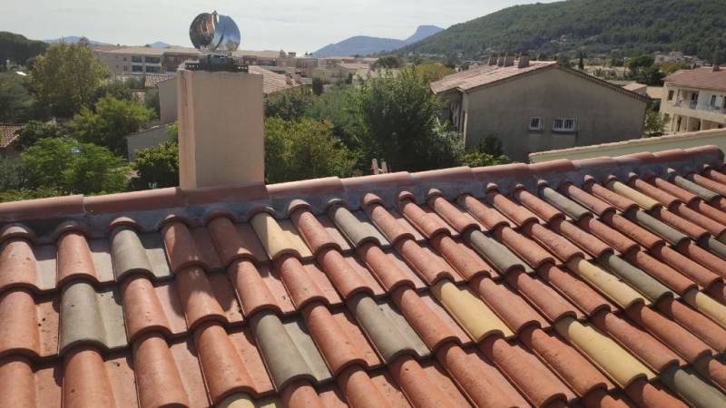 Création faitage maçonné La londe